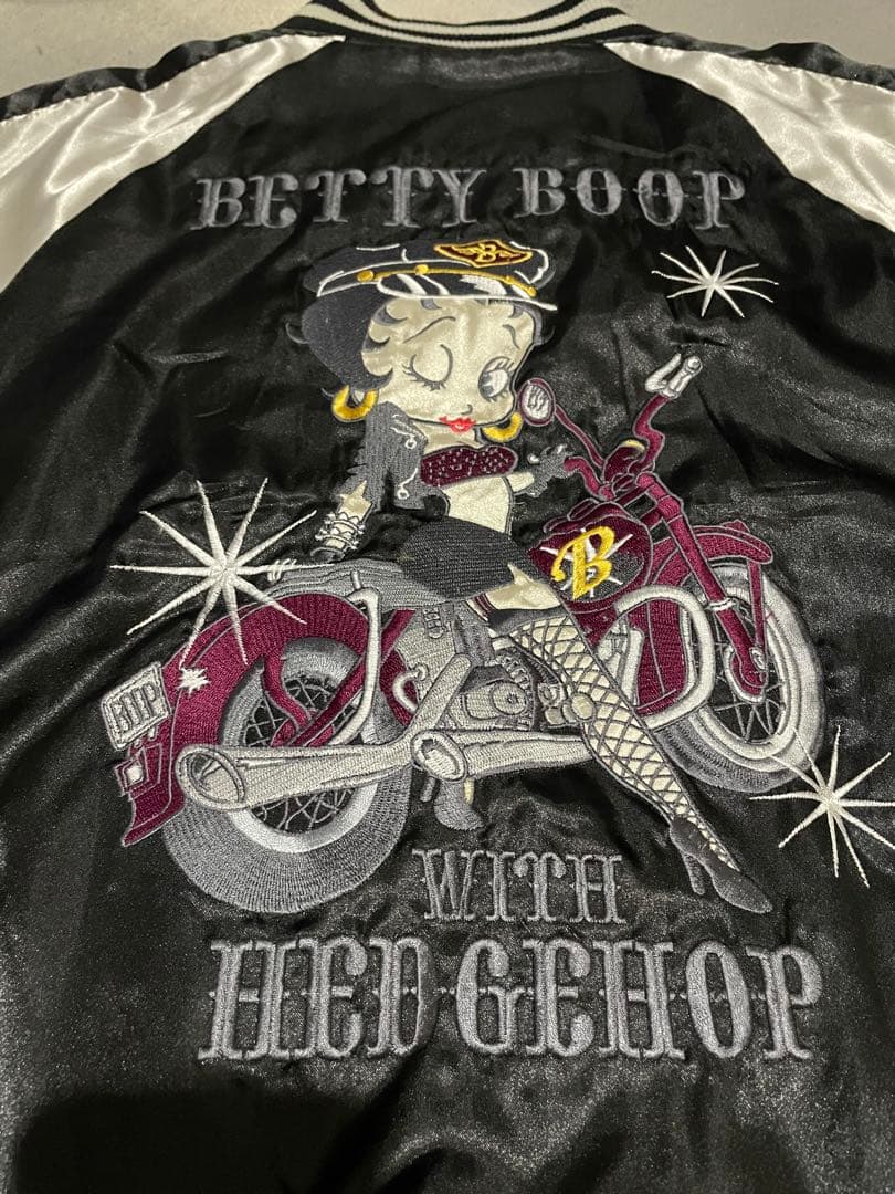 追記 ☆美品☆ ベティブープ スカジャン hedgehop コラボ サイズ注意