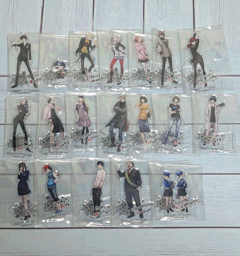 F賞 アクリルスタンド 19種 一番くじ ペルソナ５ ザ・ロイヤル 一番くじ ペルソナ5 ザ・ロイヤル F賞 アクリルスタンド コンプリート