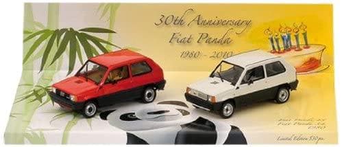 ミニチャンプス 1/43 フィアット パンダ 1980 30周年 2台セット