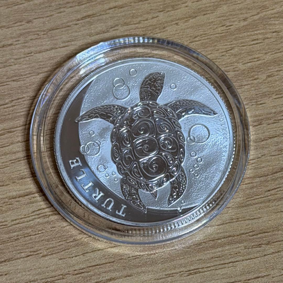 2021年 ニウエ「タク タイマイ・カメ」純銀 1オンス 銀貨