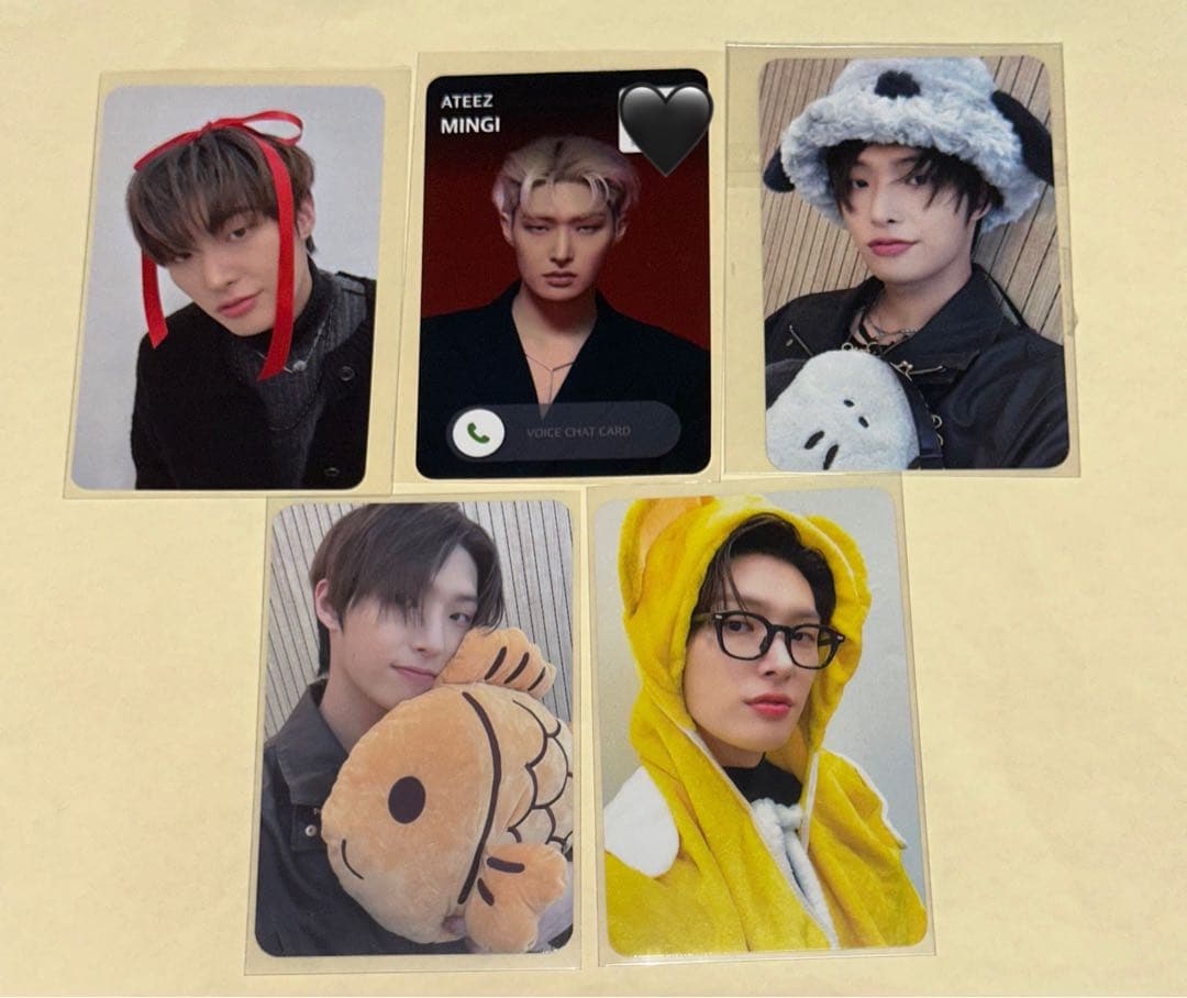 ATEEZ ミンギ トレカ セット GOLDEN HOUR:Part.2 - メルカリ