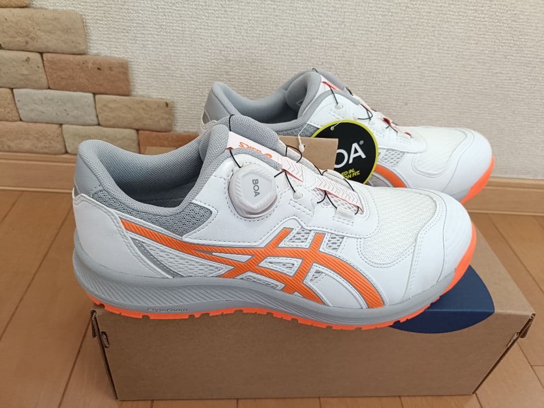 アシックス/asics/CP-219/25.5/BOA/Wh-OR安全靴