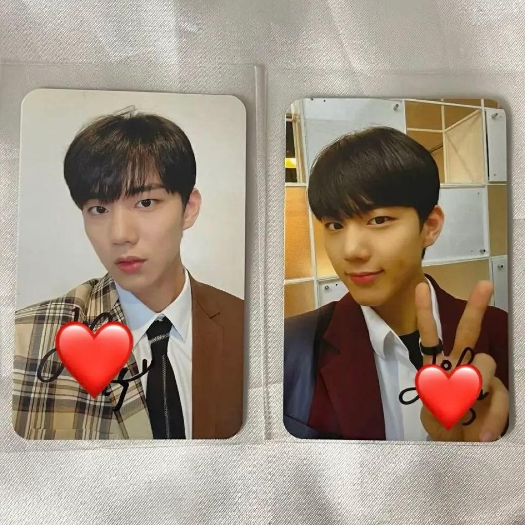 P1Harmony インタク 直筆サイン入りトレカ 2枚セット③