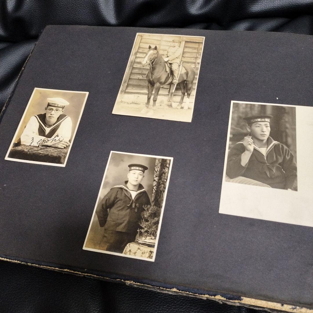 旧日本軍 軍人 戦前 戦時中 白黒写真集 アルバム 骨董 - メルカリ