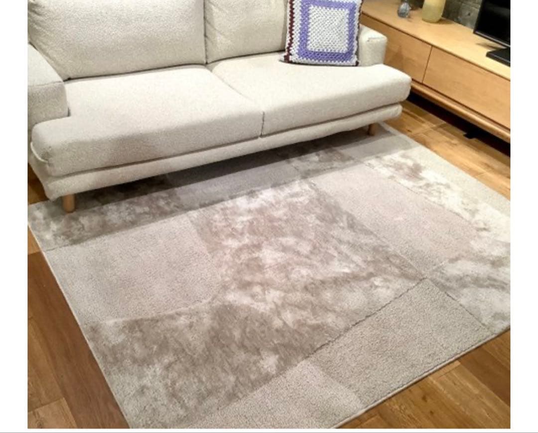 新品未使用 unicoラグEPET(エペット)グレージュ - メルカリ