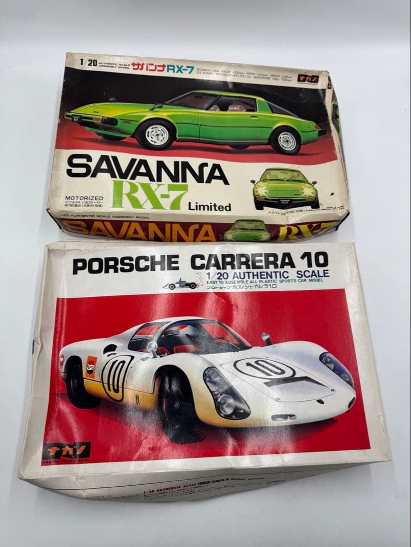 ナガノ　サバンナ　RX-7 ポルシェ　カレラ10 プラモデル ナガノさんのレトロなプラモ 1/20 ポルシェ カレラ10 実況解説 - YouTube