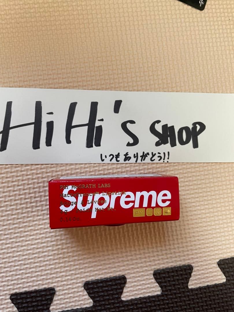 Supreme 口紅 レッド