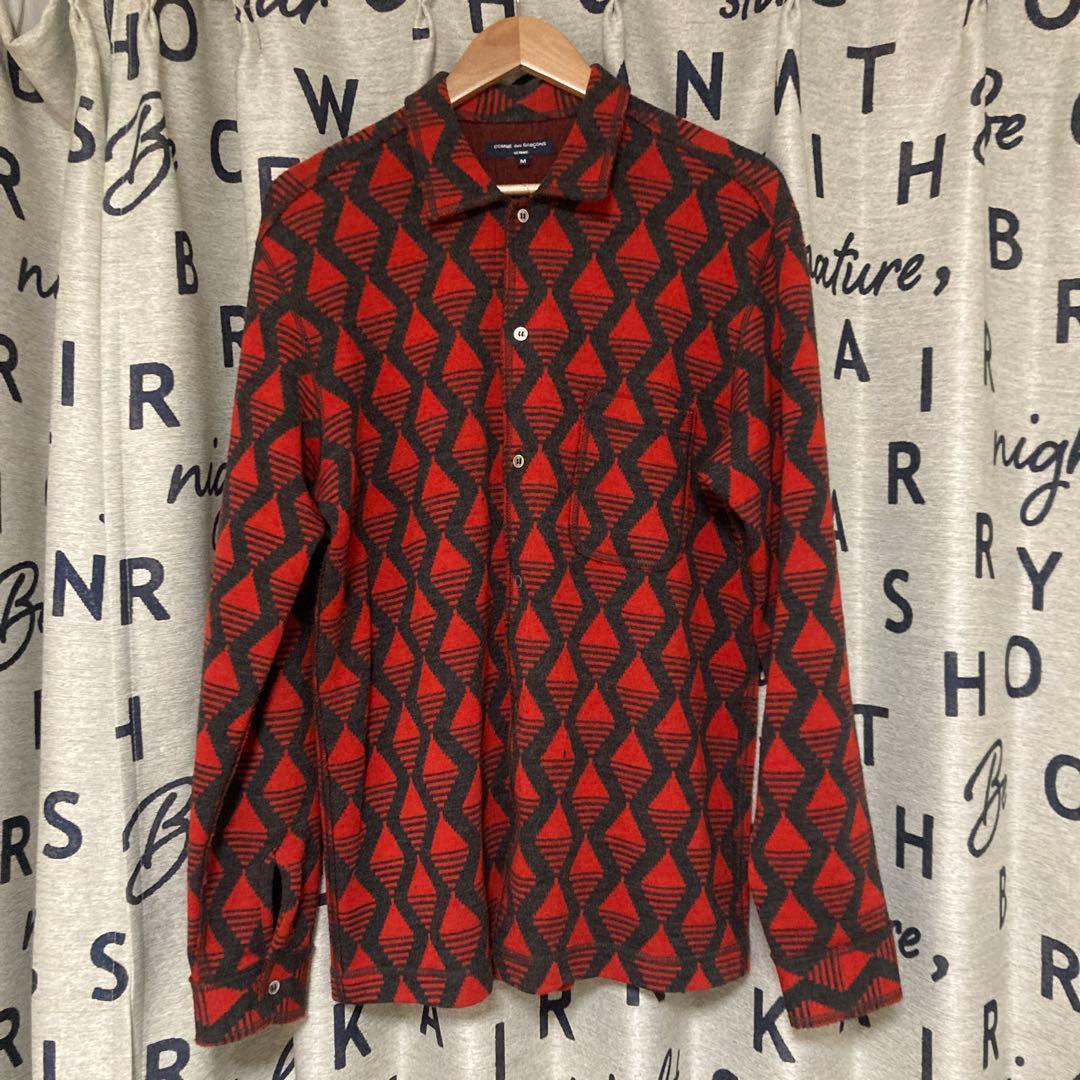 コムデギャルソンオム　ニットシャツ