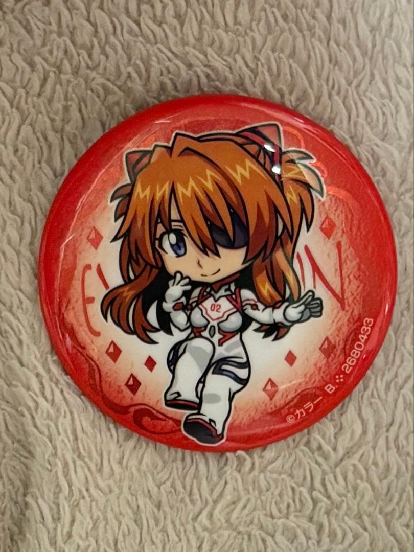 エヴァンゲリオン ミニ缶バッジ 惣流・アスカ・ラングレー - メルカリ