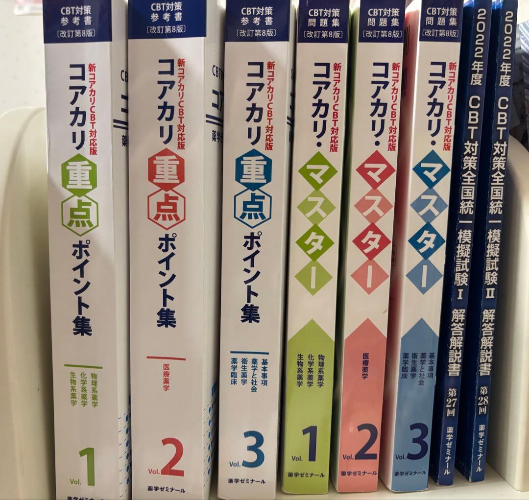 コアカリマスター・コアカリ重点ポイント集 改訂第8版 CBT模擬I・Ⅱ解答付き