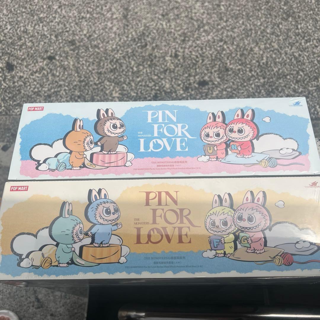 ポップマート ザ モンスターズ ピン フォー ラブ シリーズ ぬいぐるセット ポップマート ザ モンスターズ (ラブブ) ピン フォー ラブ シリーズ