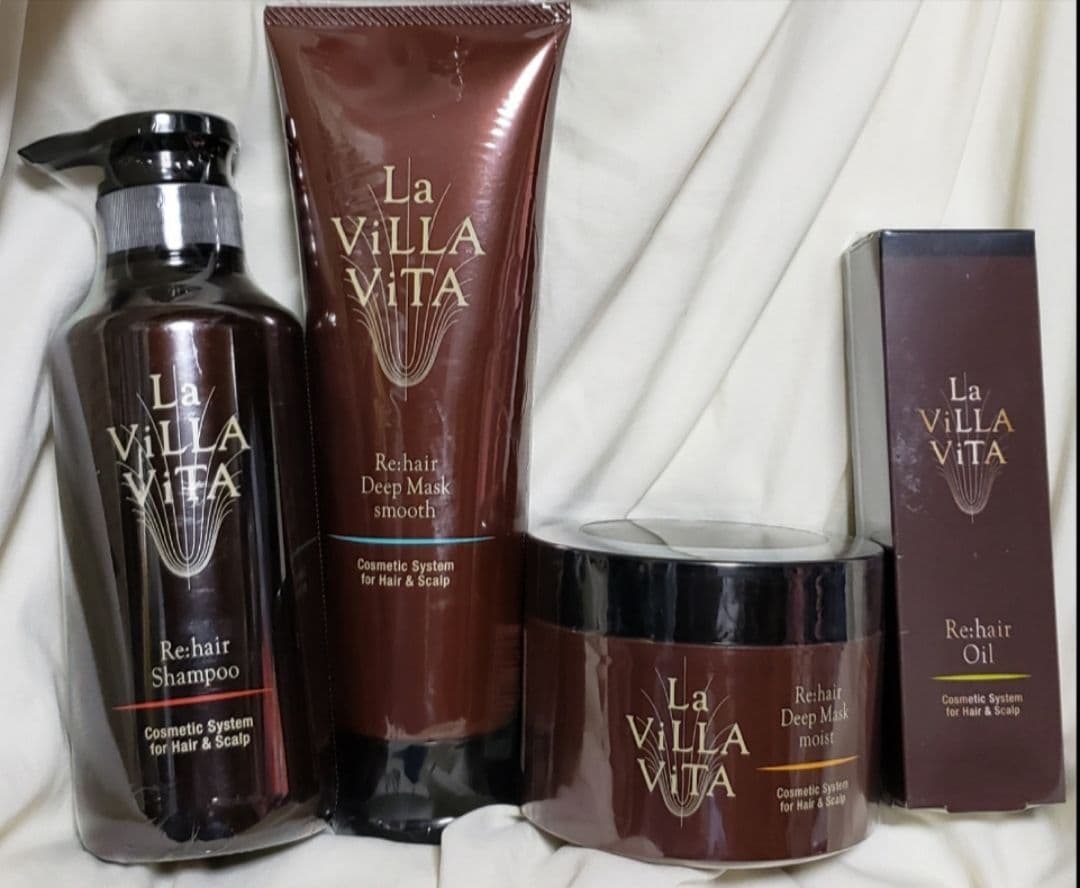 ラ・ヴィラ・ヴィータ LA villa vita シャンプー マスク オイル４点 楽天市場】ラ・ヴィラ・ヴィータ シャンプー＆スムースマスク ギフト
