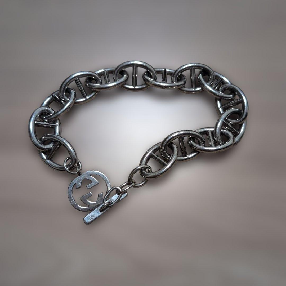 GUCCI トムフォード期 シェーヌダンクル ブレスレット GUCCIグッチメンズブレスレット トムフォード期 シェーヌダンクル