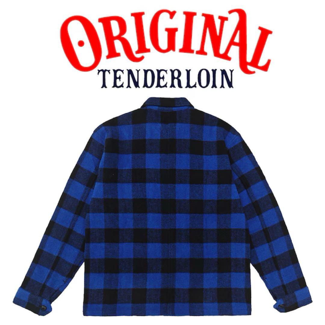 2/28まで】TENDERLOIN 青黒チェック バッファロー - メルカリ