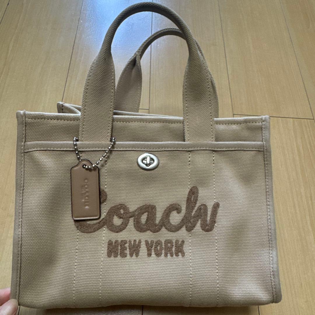 よ*お様 COACH ベージュ トートバッグ26