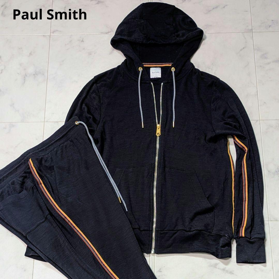 現行】ポールスミス ジャージ セットアップ ネイビー ウール M - メルカリ
