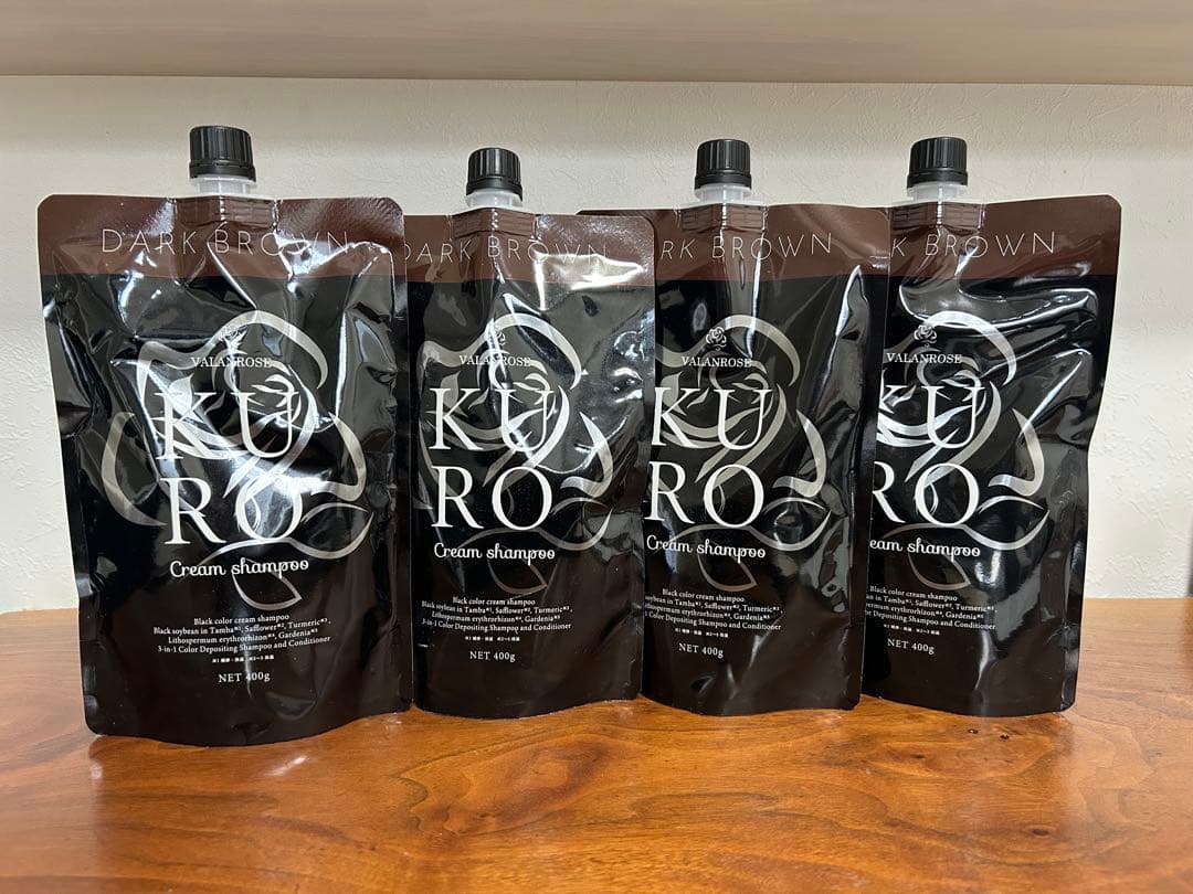 KURO カラーシャンプー ダークブラウン4個セット 楽天市場】【4日20時から使える！クーポン対象商品】白髪染め