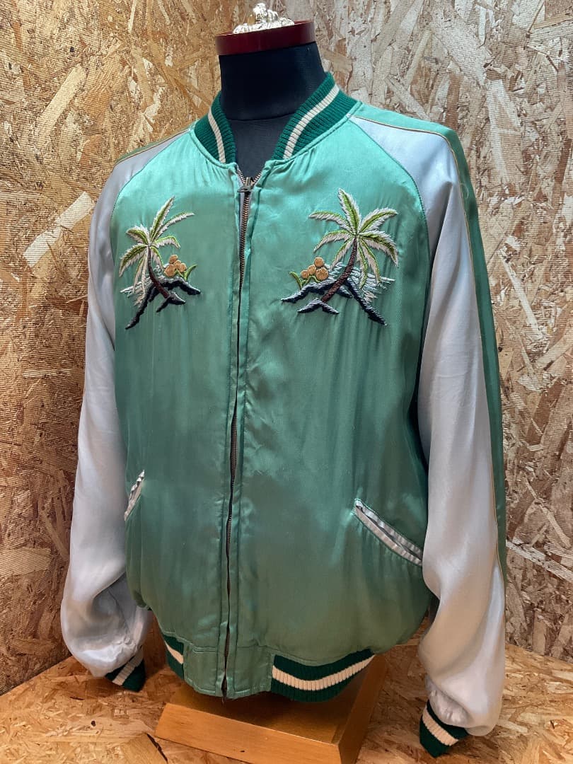 ウエアハウス リバーシブル スーベニア スカジャン ハワイマップ×龍 42 ウエアハウス リバーシブル スーベニア スカジャン ハワイマップ×龍 42