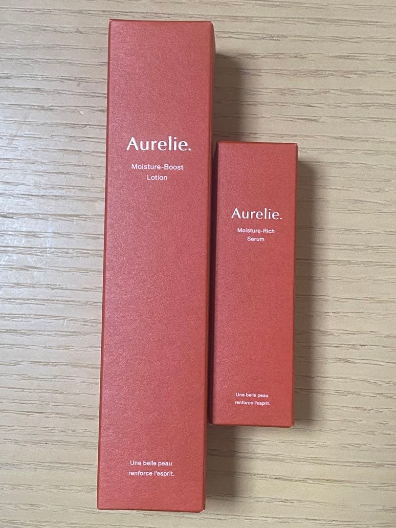 【オレリー】オレリーモイスチャーブーストローション、リッチセラム　未開封