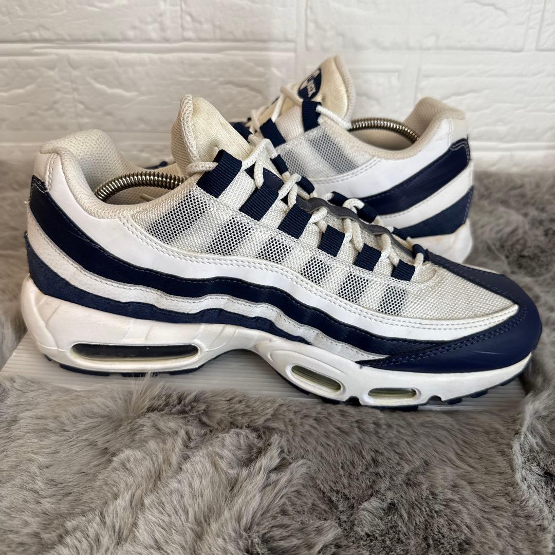 NIKE AIR MAX 95 ESSENTIAL ネイビー 27cm - メルカリ