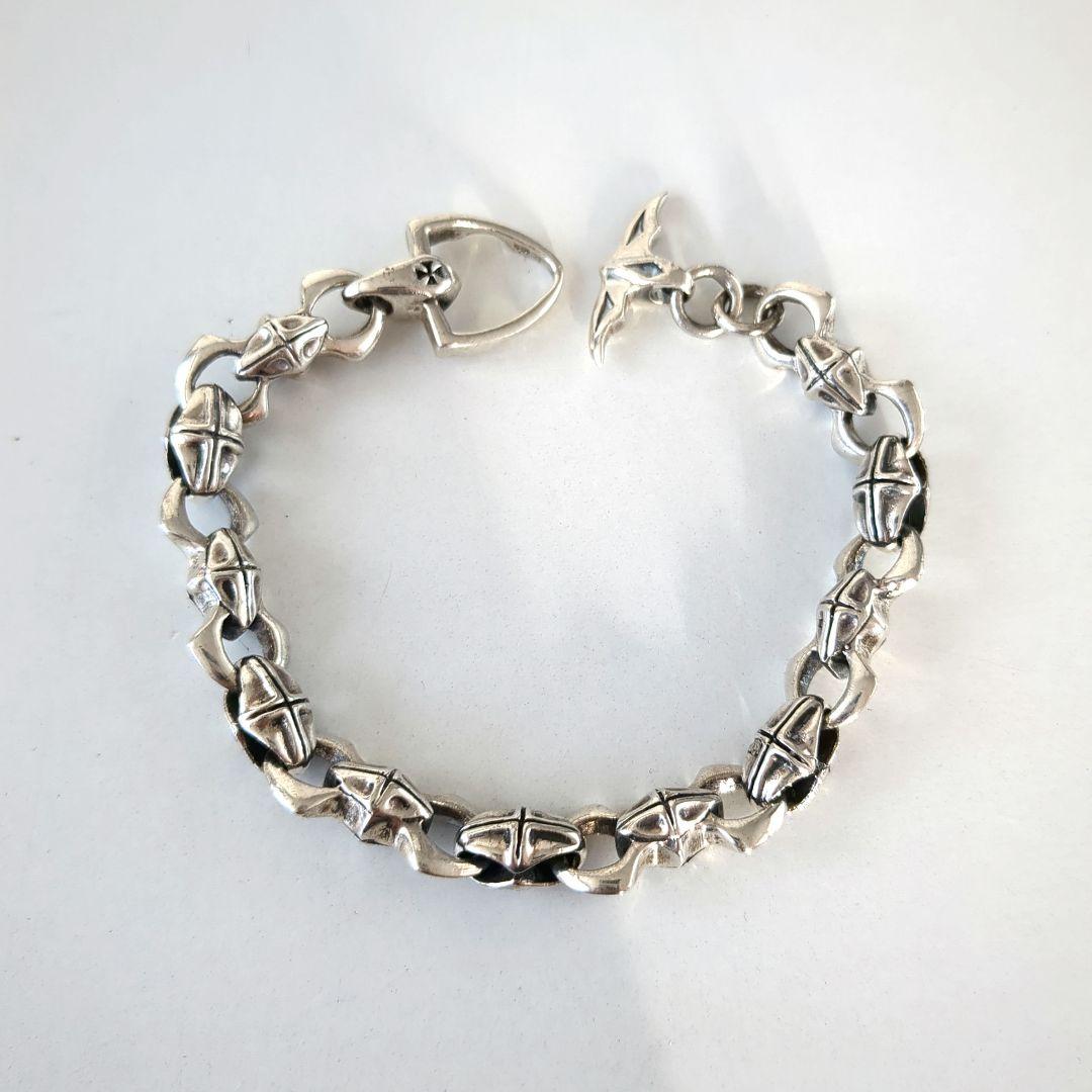 ヴィンテージ*925*チェーン　ブレスレット/バングル　シルバー