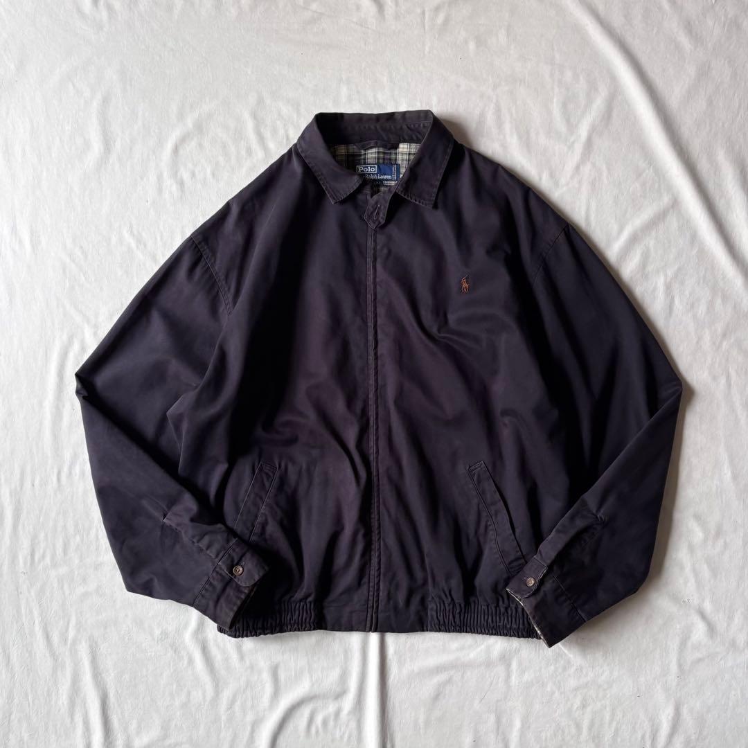 [名作] 90s POLO by RL 2way コットンスイングトップ 茄子紺 名作] 90s POLO by RL 2way コットンスイングトップ 茄子紺 - メルカリ