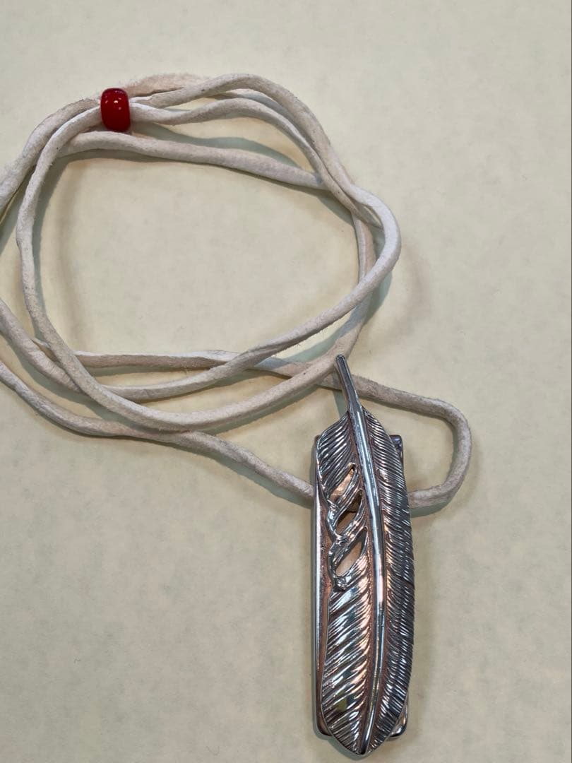シルバー925 フェザー純銀製ネックレス