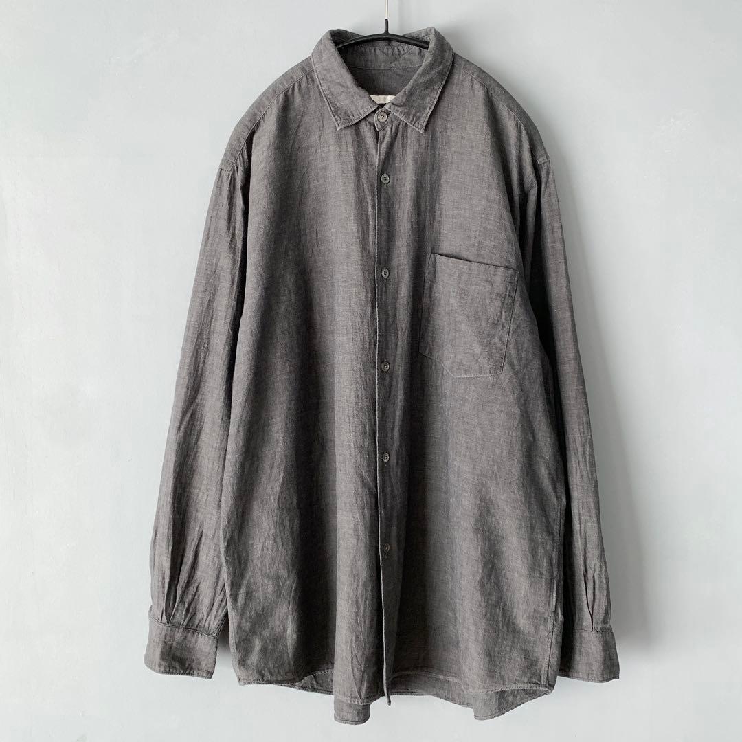 COMOLI ベタシャン コモリシャツ グレー 2