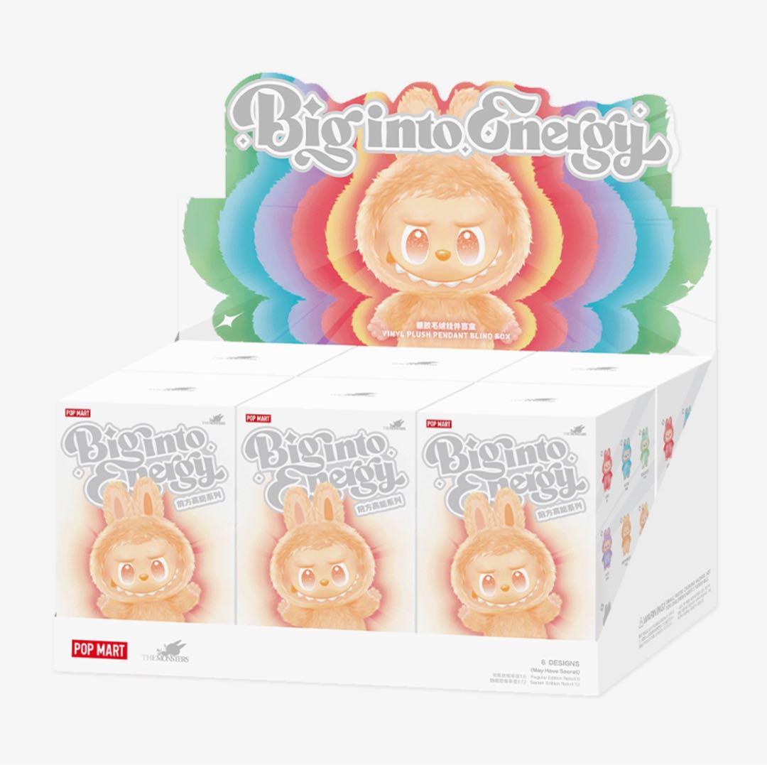 LABUBU BIG INTO ENERGYシリーズ 1BOX（6ピース入り）