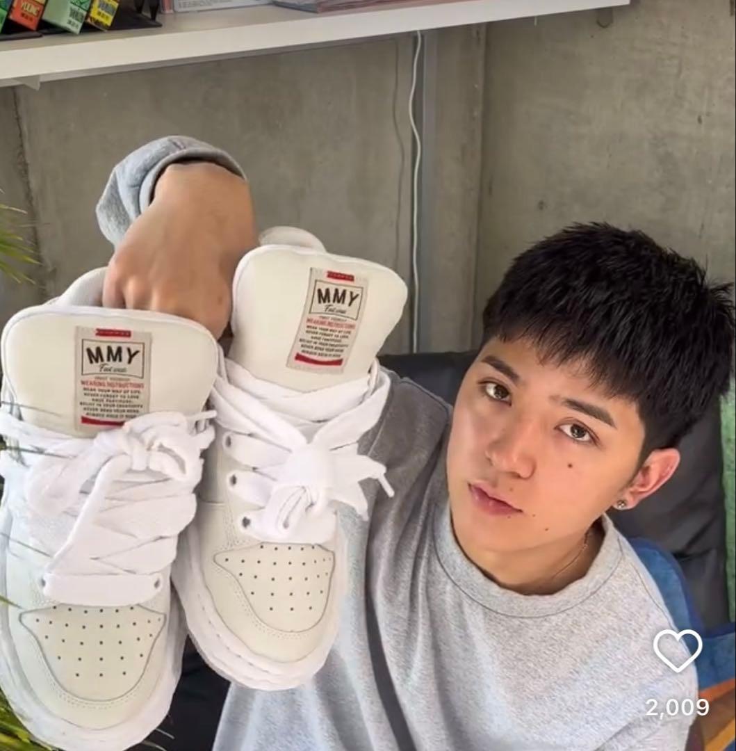 かつきくん着用　Maison MIHARA YASUHIRO 42サイズ かつきくん着用似】ミハラヤスヒロ スニーカー - メルカリ