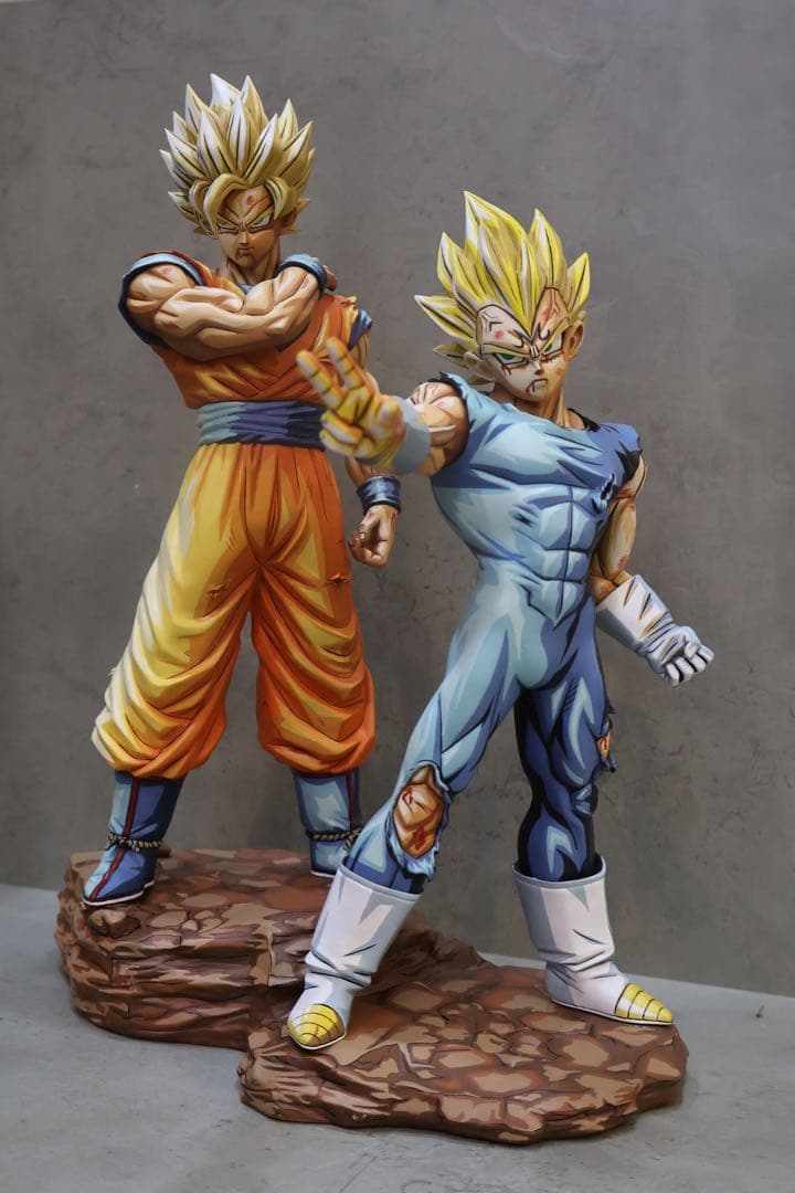 ドラゴンボール 孫悟空 ベジータ フィギュア　2体セット 台座付き 2個セット 自作台座のみ】ドラゴンボールZ MATCH MAKERS 超サイヤ人2
