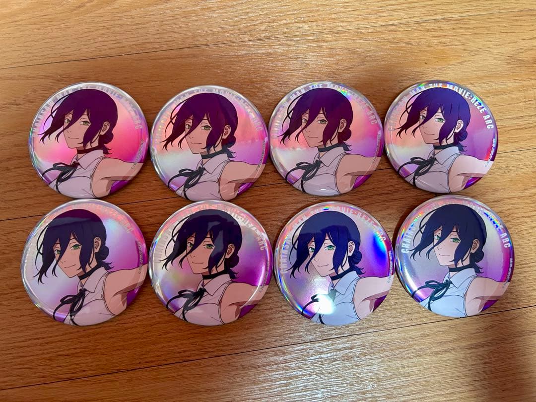 チェンソーマン レゼ オーロラ缶バッジ キーホルダー