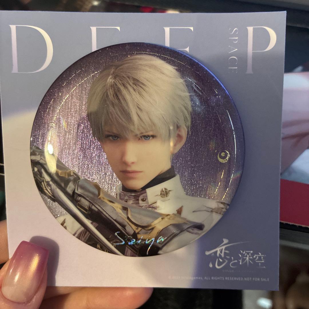 恋と深空　セイヤ　缶バッジ　クリスマス抽選当たり