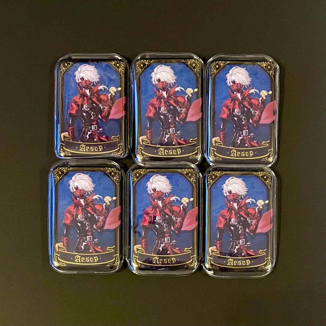 第五人格 スクエア缶バッジ 古城シリーズ 納棺師　6点セット 自由に選べる受注販売「select×collect」から『Identity V 第五人格