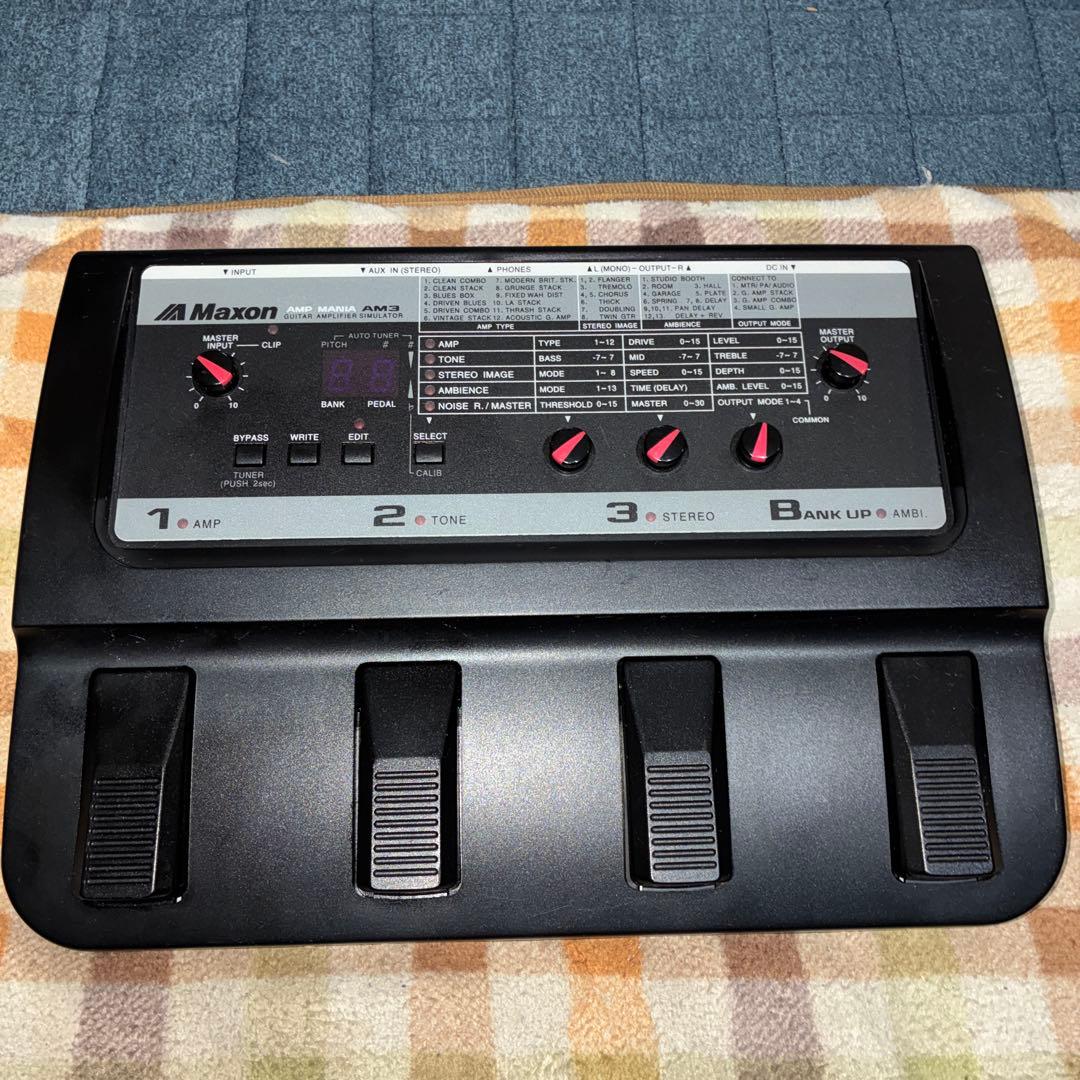 激レア　エフェクター　即発送 Maxon AM3 AMP MANIA