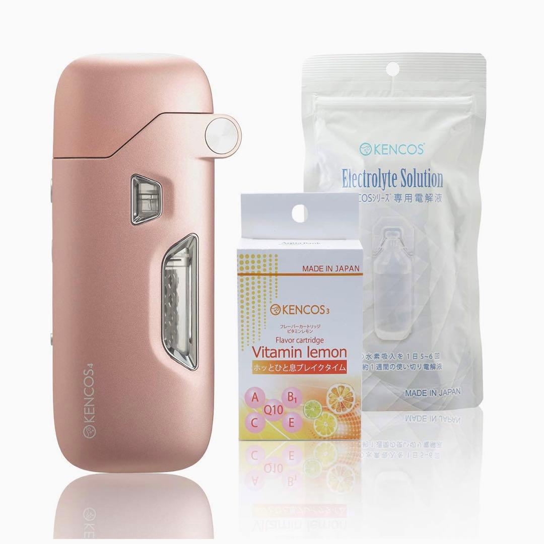 ポータブル 水素ガス吸引具 KENCOS4 ピンク