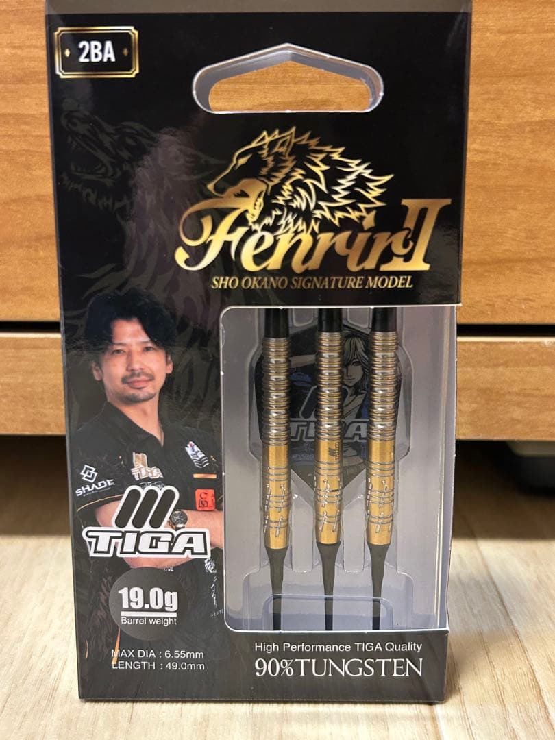 TIGA 岡野翔　フェンリル2 限定モデル　ダーツ　バレル　Fenrir2