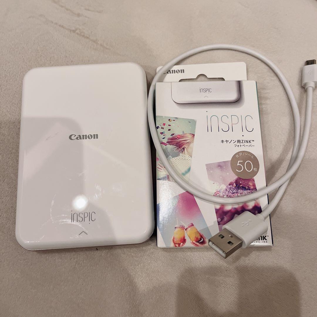 Canon INSPIC ポータブルプリンター セット Amazon.co.jp: 【セット買い】キヤノン Canon スマホ専用ミニフォト