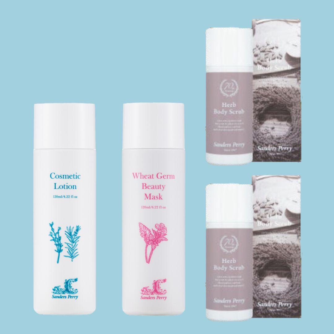 コスメローション ウィートジャーム マスク スクラブセット サンダースペリー