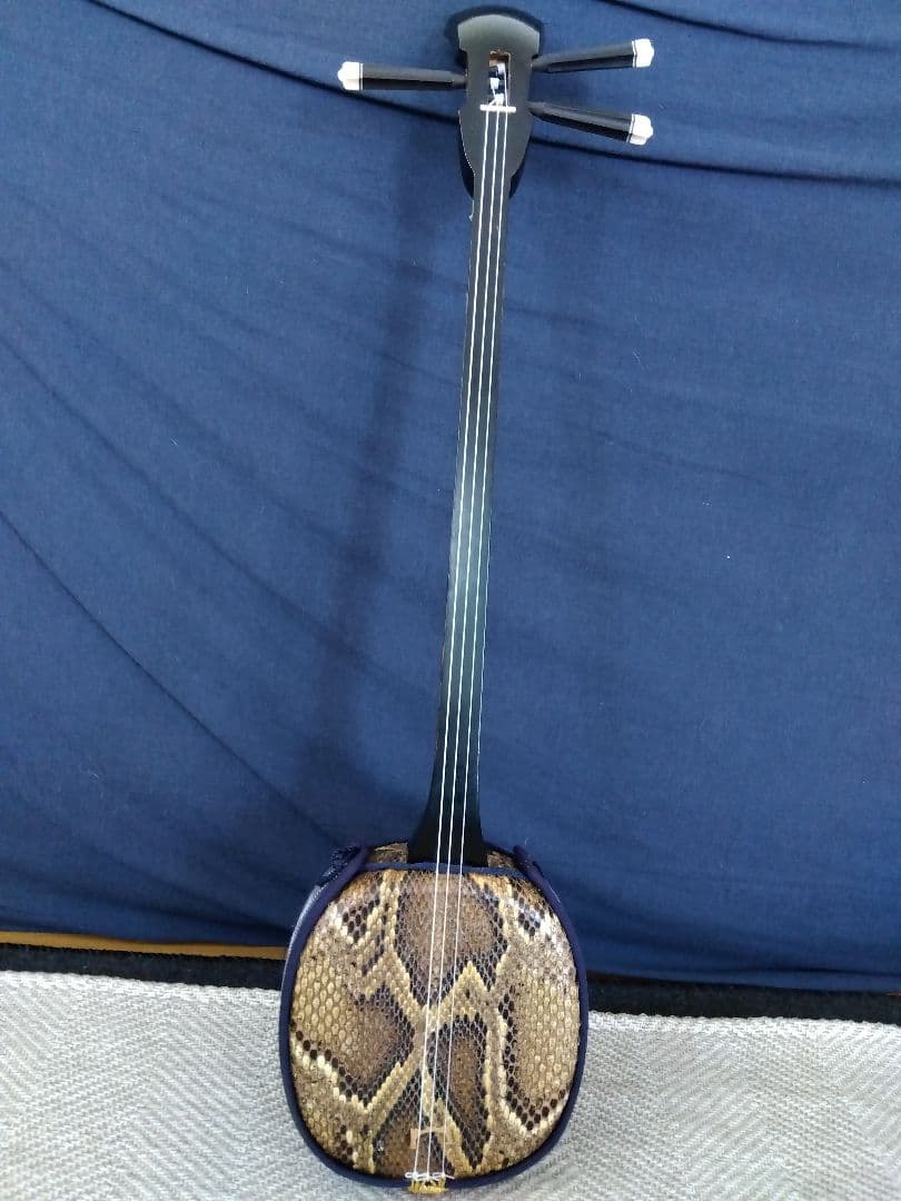 ヘビ皮三線 3弦 本体