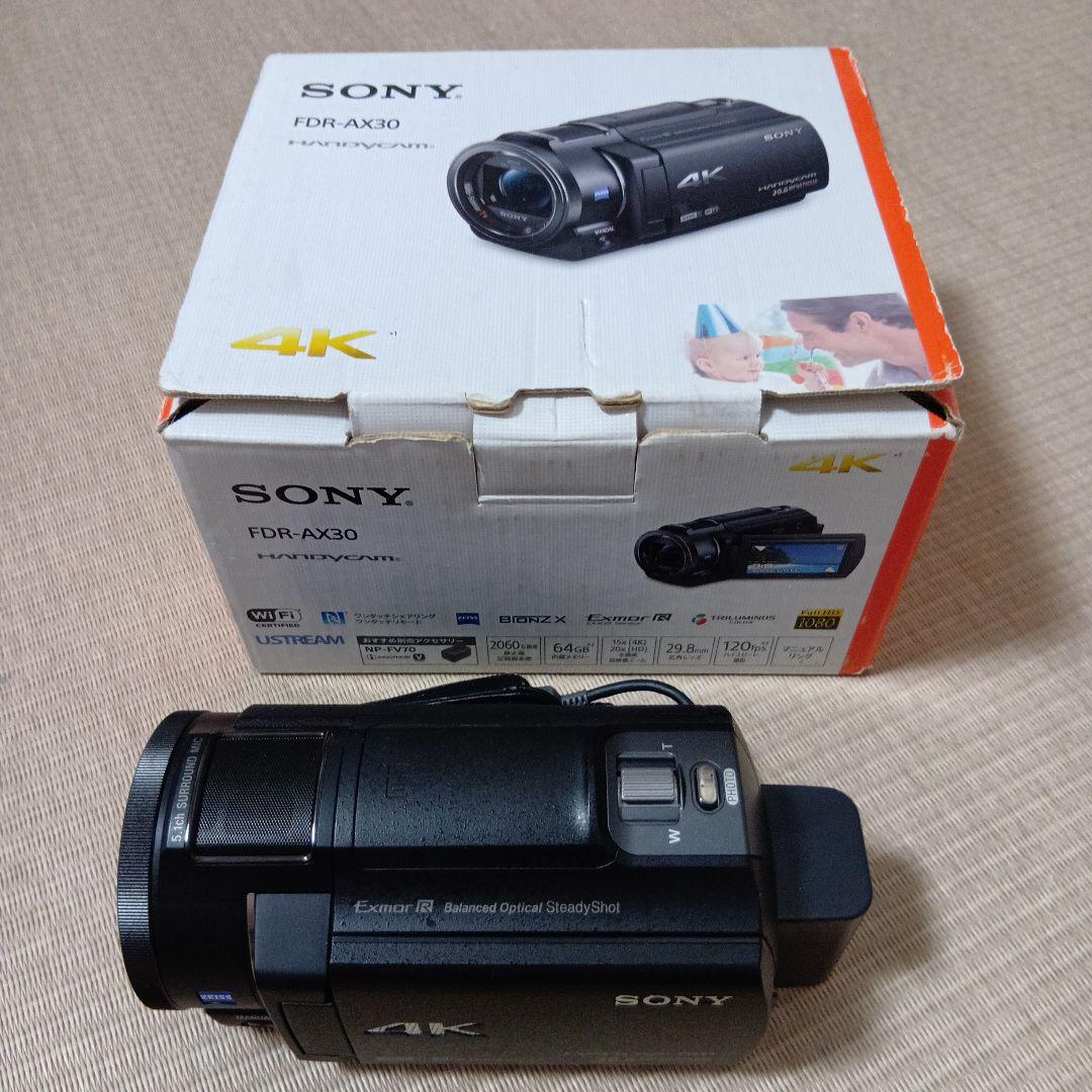 【動画録画不良】SONY FDR-AX30 4Kビデオカメラ