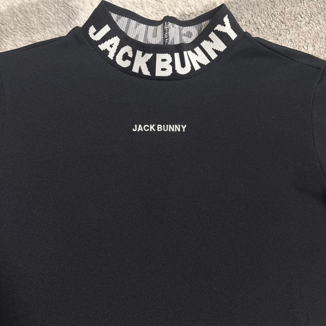 ジャックバニー モックネック長袖シャツ 1 (M)レディースゴルフウェア