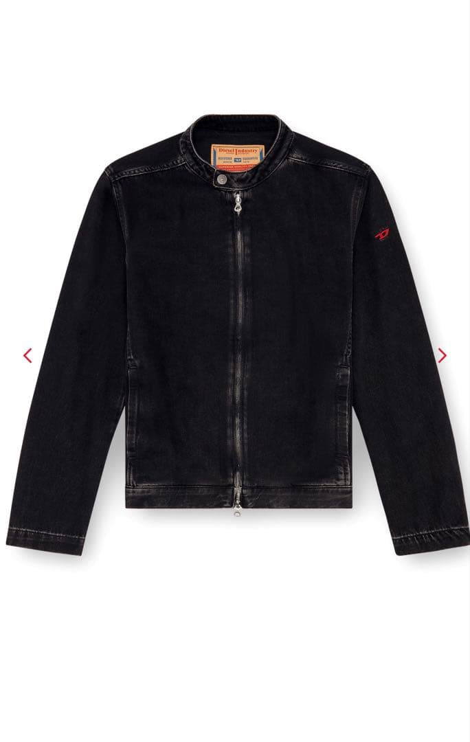 DIESEL ブラックデニム gloryジャケット
