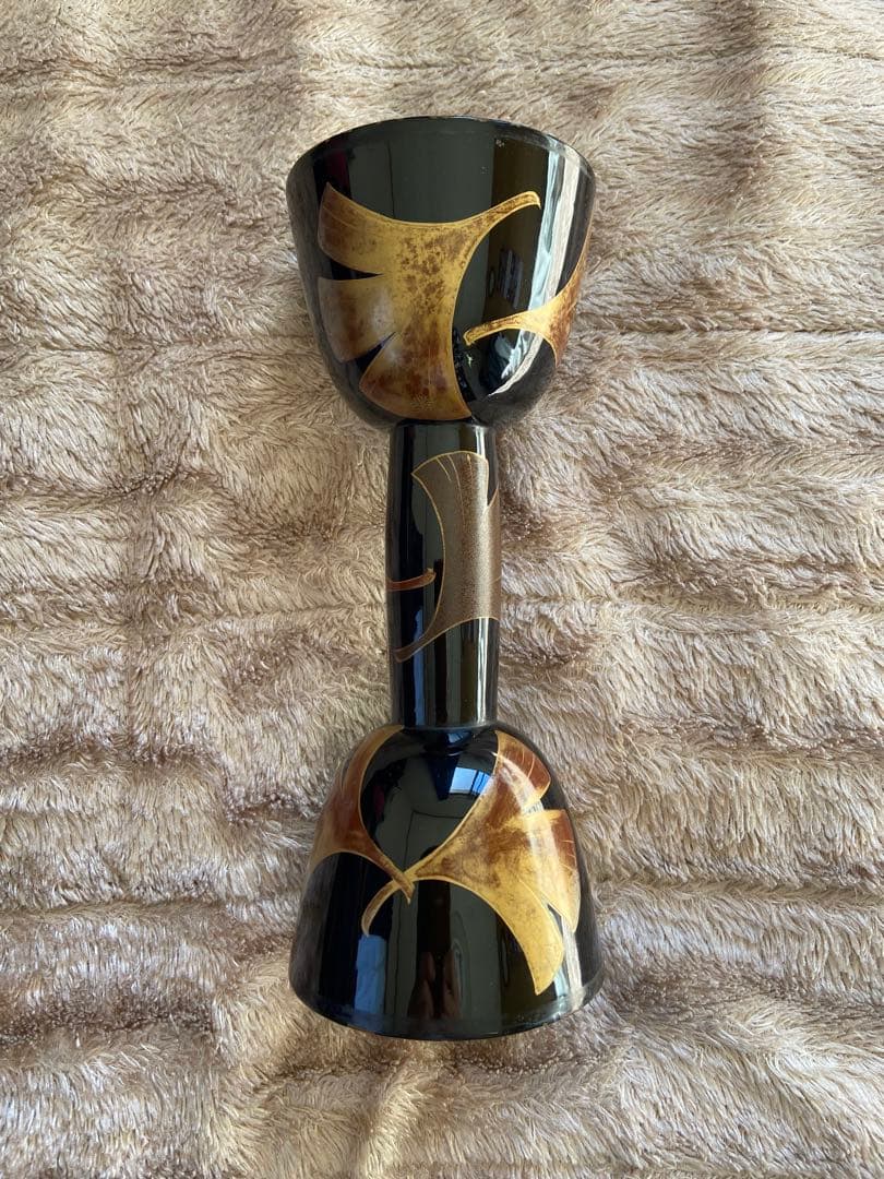 小鼓 銀杏蒔絵 鼓胴 時代和楽器 雅楽神楽能楽