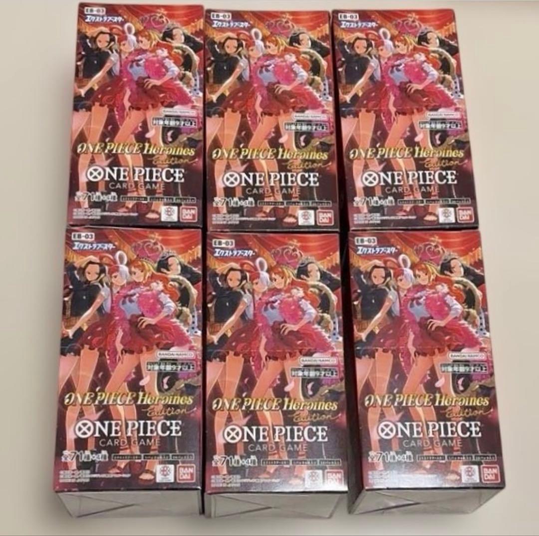 ワンピースカードゲーム　ヒロインズエディション　6box　テープ付