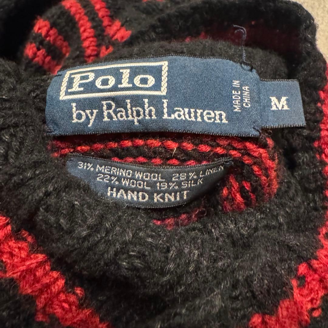 激レア】90s ポロラルフローレン ニット バッファロースカルの通販はau