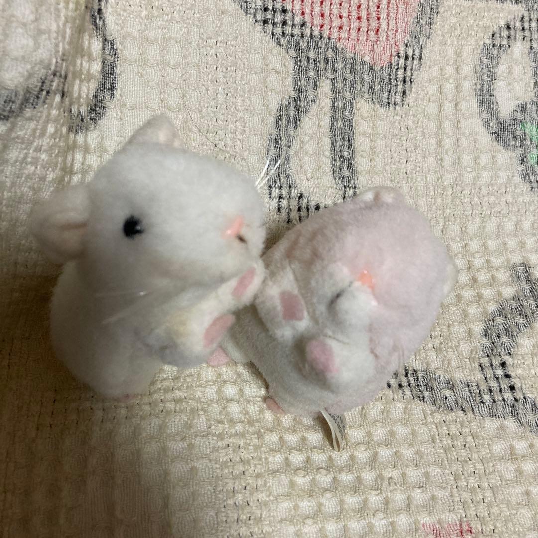 平成レトロ バンダイ 当時物 2000年 ハムスターランド ぬいぐるみ 2こ