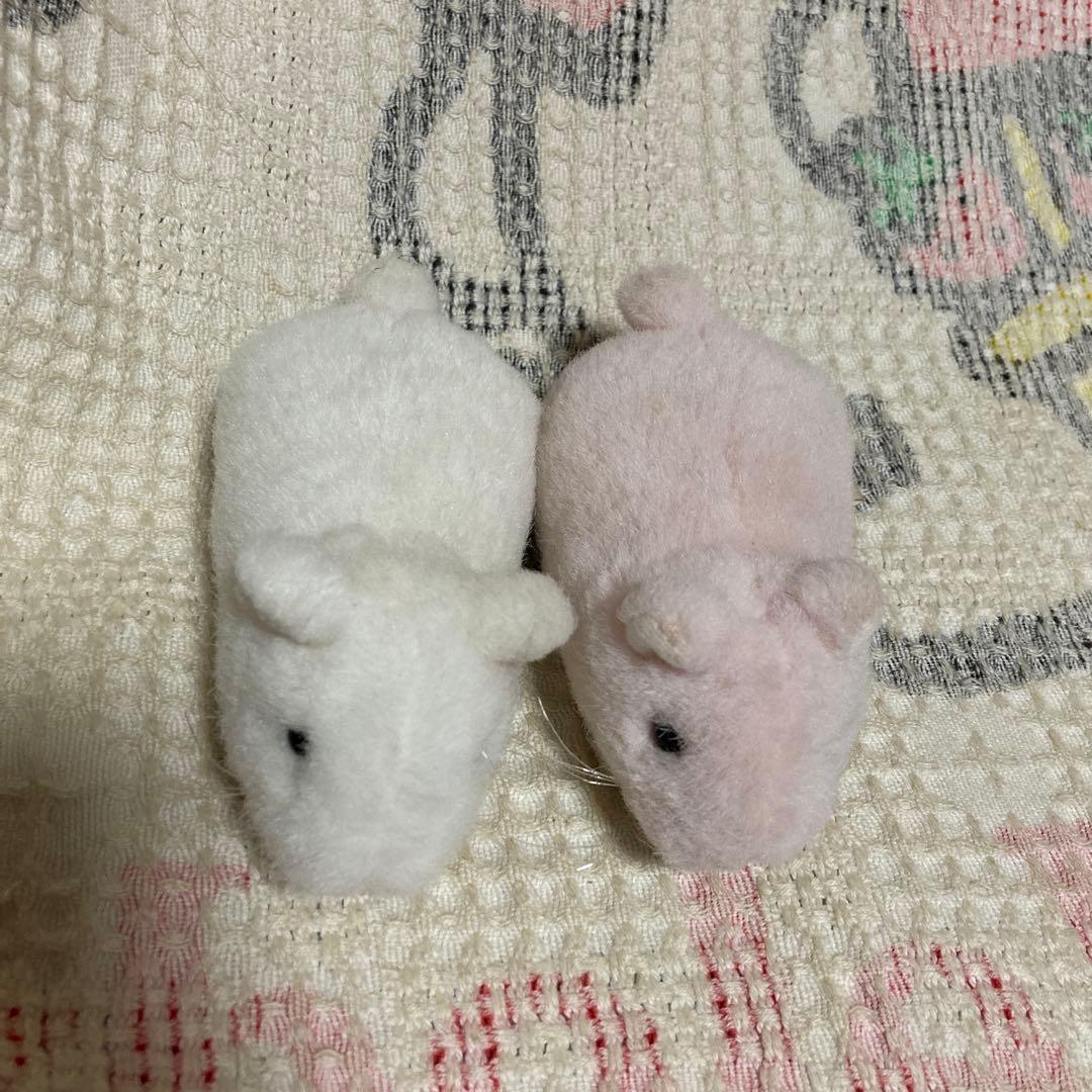 平成レトロ バンダイ 当時物 2000年 ハムスターランド ぬいぐるみ 2こ