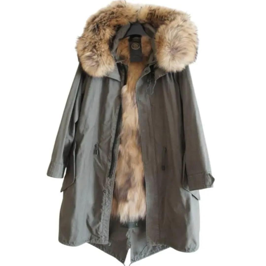 アパルトモン×RERACS フォックスファー ライナー付きモッズコート