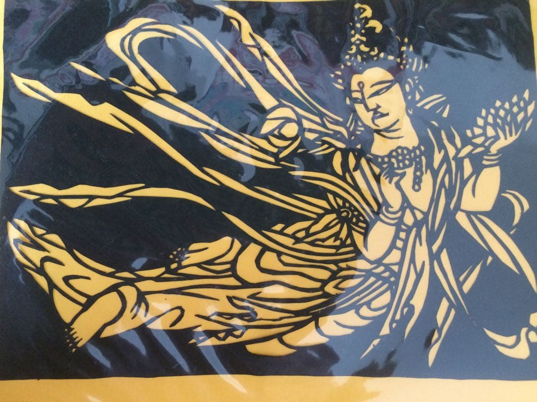 【生幸姫専用】　切り絵 仏像 アート A4サイズ